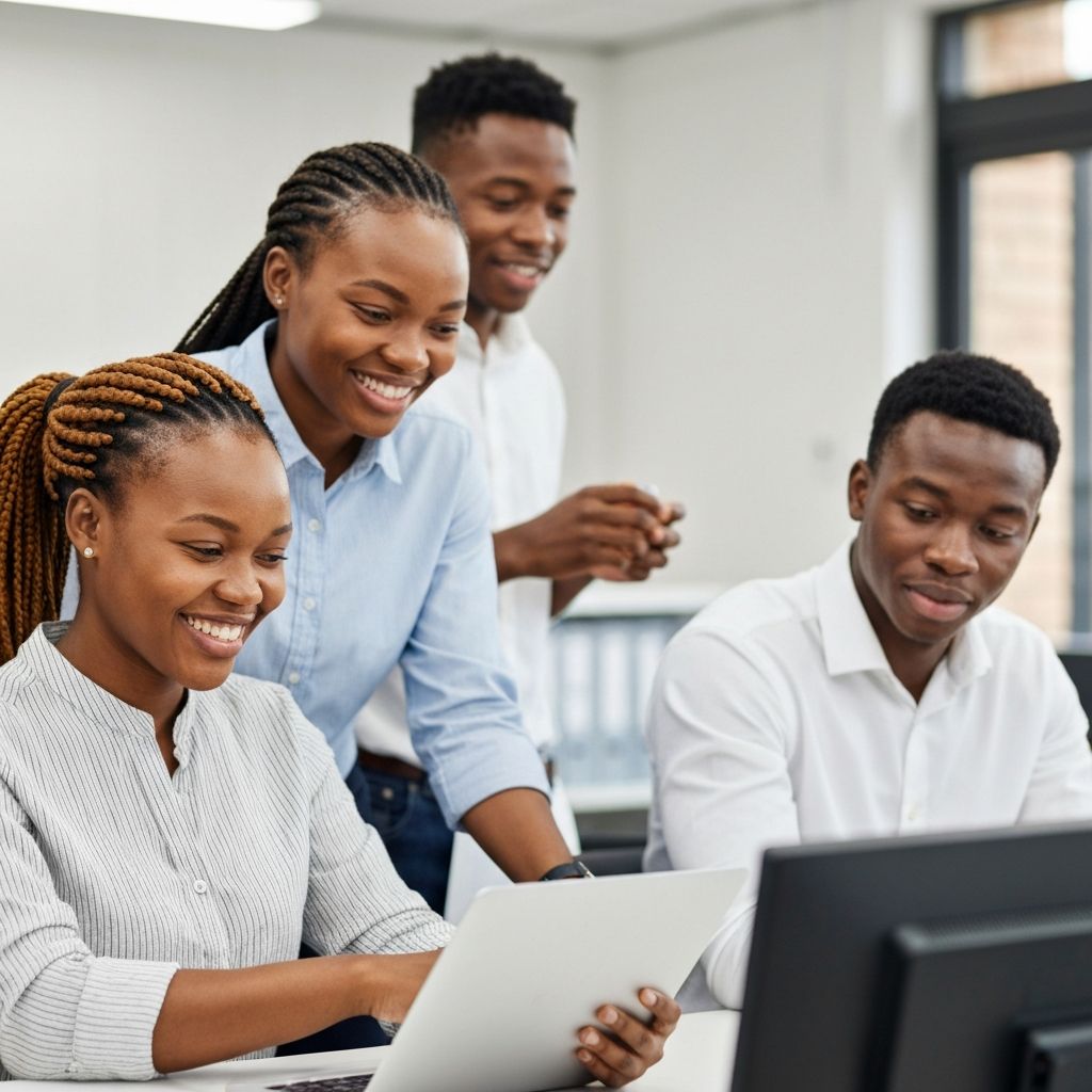 Our team helping clients with care and dedication